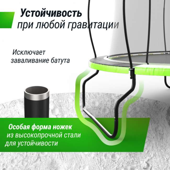 Батут UNIX Line 14 ft UFO Green Батут UNIX Line 14 ft UFO Green