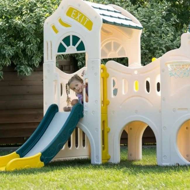 Игровой комплекс UNIX Kids Playhouse с горкой Игровой комплекс UNIX Kids Playhouse с горкой