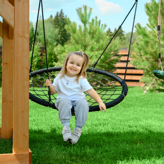 Детский игровой комплекс UNIX Kids (6 in 1) Dark Green Детский игровой комплекс UNIX Kids (6 in 1) Dark Green