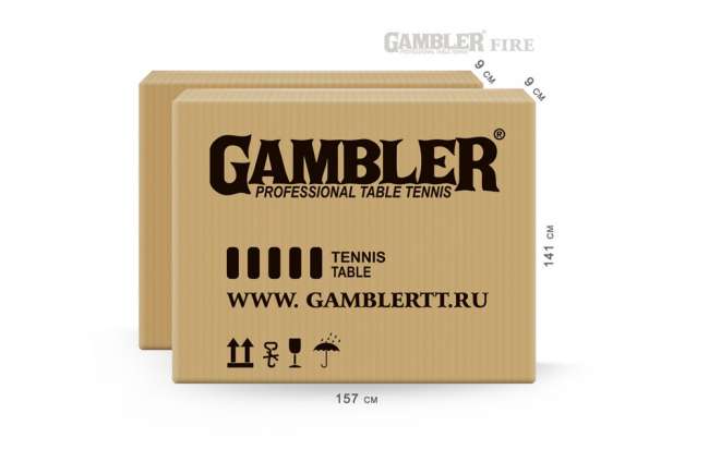 Теннисный стол профессиональный GAMBLER FIRE GREEN Теннисный стол профессиональный GAMBLER FIRE GREEN