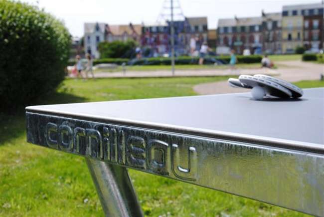 Теннисный стол Cornilleau PARK всепогодный антивандальный серый