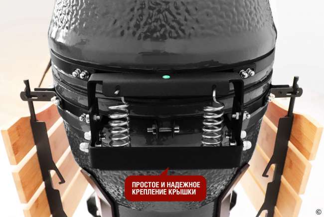 Керамический гриль-барбекю Start Grill 18 дюймов (черный) (45 см) Керамический гриль-барбекю Start Grill 18 дюймов (черный) (45 см)