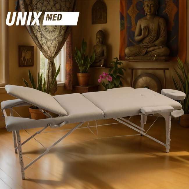 Массажный стол UNIX Med Serenity 3 Section Grey Массажный стол UNIX Med Serenity 3 Section Grey