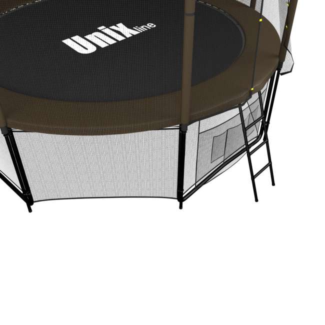 Батут с сеткой UNIX line 8 ft Black / Brown (outside) Батут с сеткой UNIX line 8 ft Black / Brown (outside)
