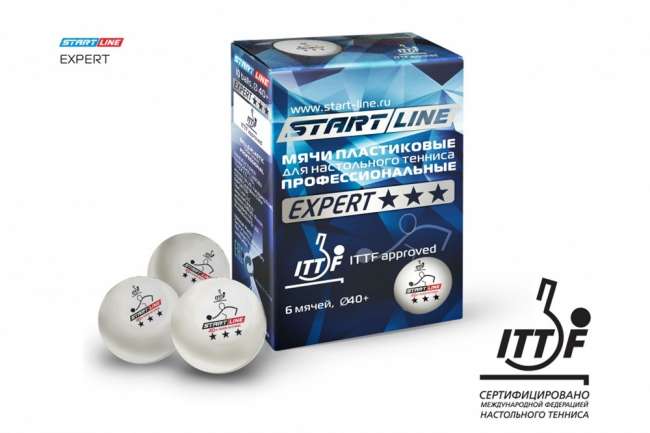 Мячи для настольного тенниса Start Line EXPERT 3* Мячи для настольного тенниса Start Line EXPERT 3*