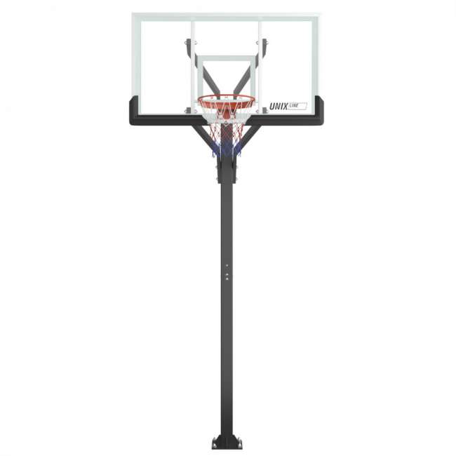 Баскетбольная стойка стационарная UNIX Line B-Stand-PC 72"x42" R45 H230-305 см Баскетбольная стойка стационарная UNIX Line B-Stand-PC 72"x42" R45 H230-305 см