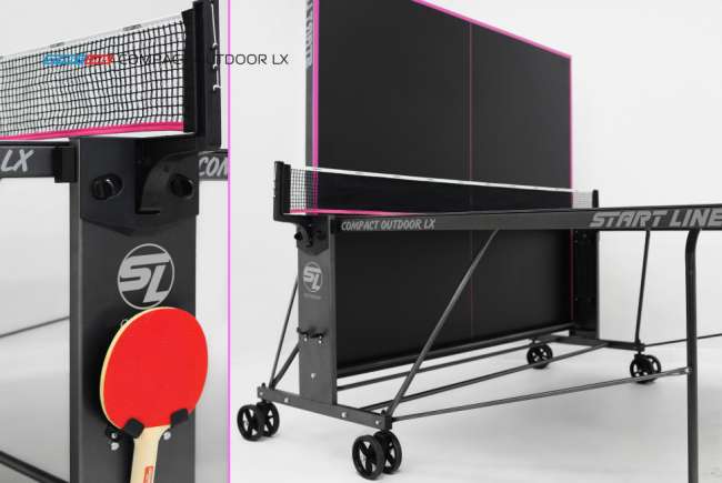 Всепогодный теннисный стол Start Line Compact-2 LX Black