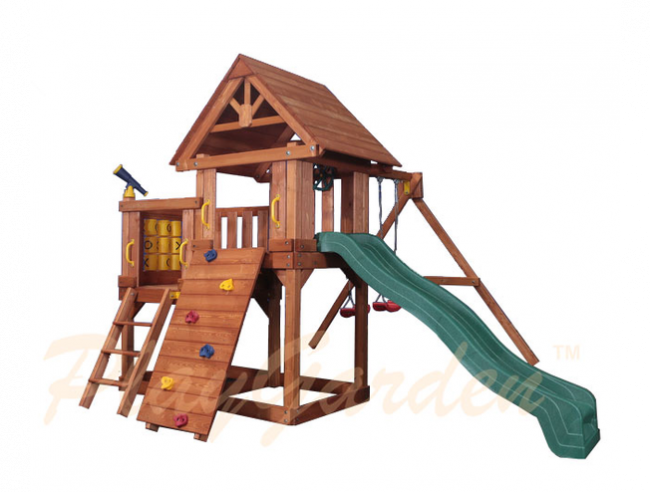 Игровая площадка PlayGarden “Green Hill II” с балконом Игровая площадка PlayGarden “Green Hill II” с балконом