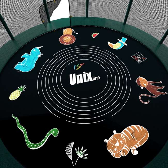 Батут UNIX line SUPREME GAME 16 ft Green Батут UNIX line SUPREME GAME 16 ft Green