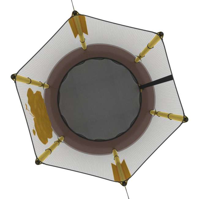 Батут с сеткой UNIX line 4.6 ft BEE (140 cm) Батут с сеткой UNIX line 4.6 ft BEE (140 cm)
