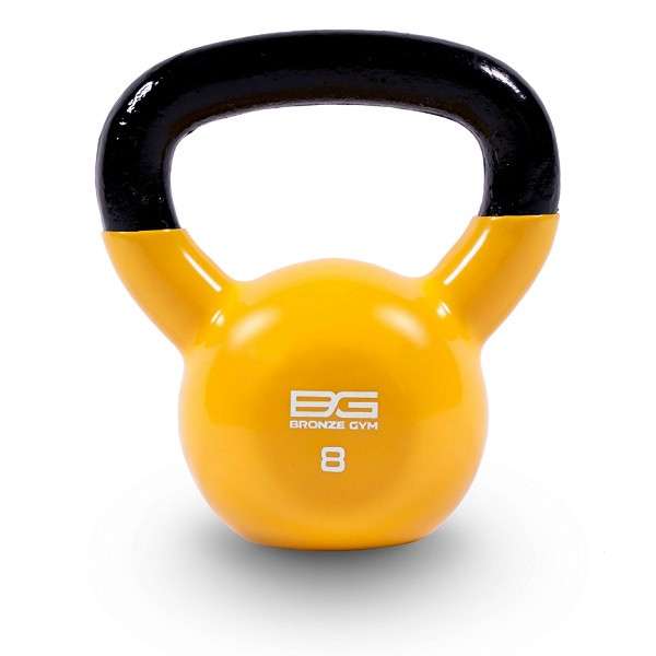 Гиря BRONZE GYM в виниловой оболочке 8 кг Гиря BRONZE GYM в виниловой оболочке 8 кг