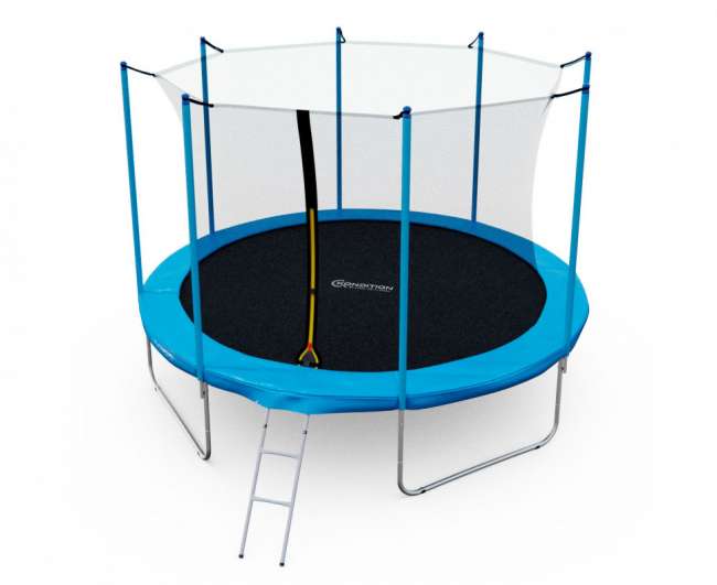 Батут каркасный с сеткой DFC Kondition 12 ft с лестницей Батут каркасный с сеткой DFC Kondition 12 ft с лестницей