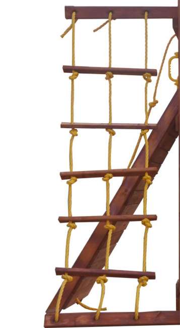Игровая площадка PlayGarden SkyFort II стандарт со спиральной горкой и рукоходом