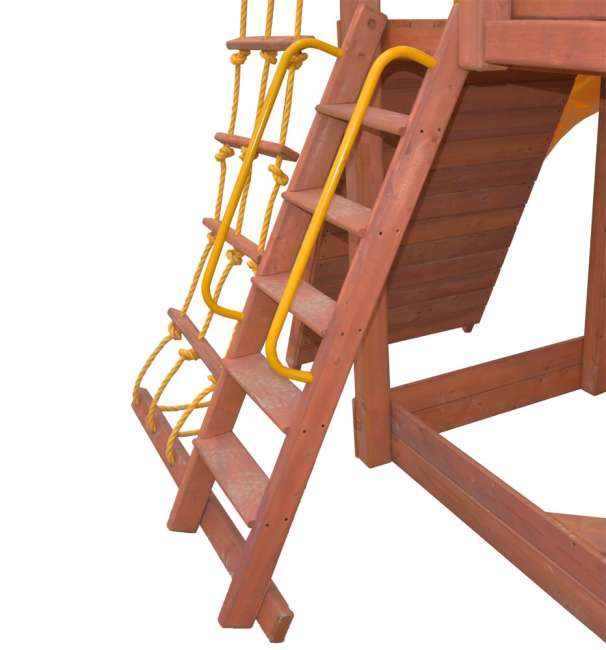 Игровая площадка PlayGarden SkyFort Deluxe с горкой и горкой-трубой Игровая площадка PlayGarden SkyFort Deluxe с горкой и горкой-трубой