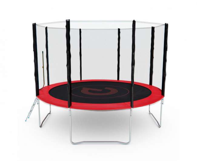 Батут с сеткой DFC PELPO 12 ft с лестницей RED Батут с сеткой DFC PELPO 12 ft с лестницей RED