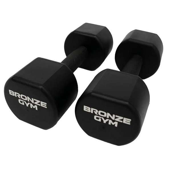 Набор термополиуретановых гантелей BRONZE GYM 1-10 кг - 10 пар, шаг 1 кг Набор термополиуретановых гантелей BRONZE GYM 1-10 кг - 10 пар, шаг 1 кг