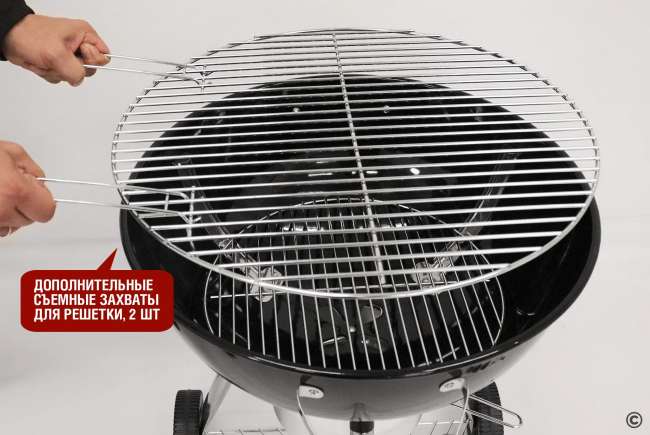Круглый угольный гриль Start Grill 22 дюйма (57 см) TEMPER Круглый угольный гриль Start Grill 22 дюйма (57 см) TEMPER