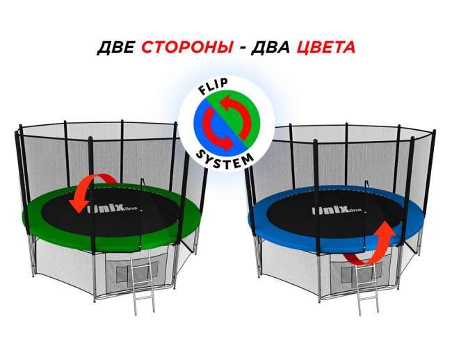 Батут с сеткой UNIX line 10 ft Classic outside Батут с сеткой UNIX line 10 ft Classic outside