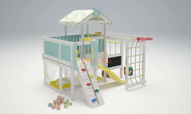Игровой комплекс Савушка Baby 8 голубой Игровой комплекс Савушка Baby 8 голубой
