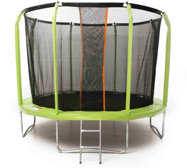 Батут с сеткой SuperJump 10ft (305 см) и лестницей Батут с сеткой SuperJump 10ft (305 см) и лестницей