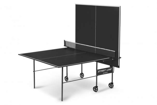 Теннисный стол Start Line Olympic Black с сеткой