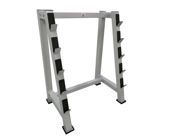 Стойка для хранения 5 грифов DFC Powergym RA769G серый Стойка для хранения 5 грифов DFC Powergym RA769G серый