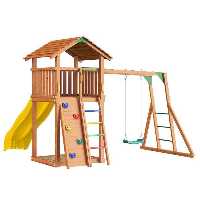 Деревянная игровая площадка Jungle Cottage JC2 Деревянная игровая площадка Jungle Cottage JC2