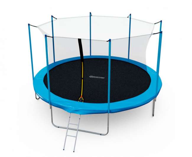 Батут с сеткой DFC Kondition 14 ft с лестницей Батут с сеткой DFC Kondition 14 ft с лестницей