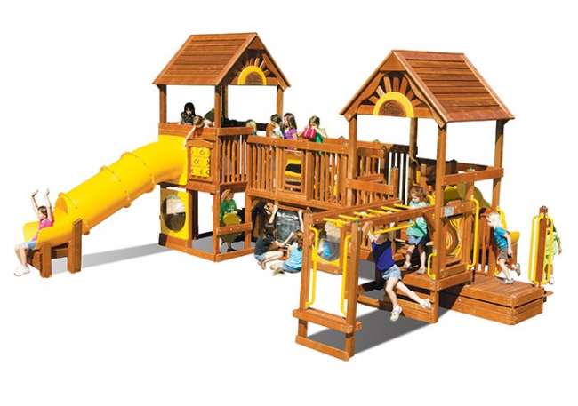 Детская деревянная площадка Rainbow 111A (Play Village 111A) Детская деревянная площадка Rainbow 111A (Play Village 111A)