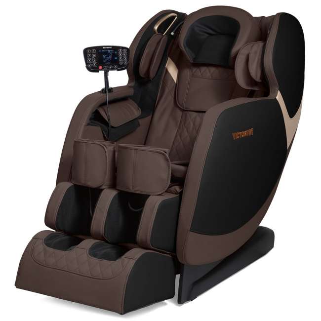 Массажное кресло VictoryFit VF-M76 (коричневый) Массажное кресло VictoryFit VF-M76 (коричневый)