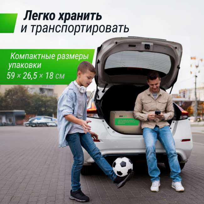 Ворота для мини-футбола UNIX Line стальные 90x60 см складные FGSL90_60FD Ворота для мини-футбола UNIX Line стальные 90x60 см складные FGSL90_60FD
