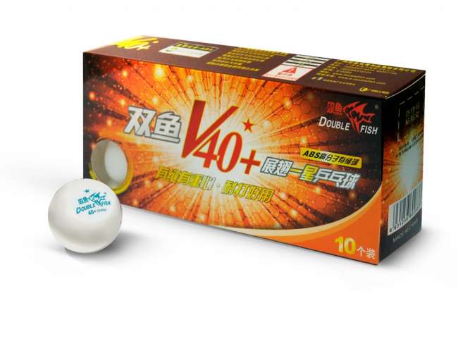 Мячи для настольного тенниса DOUBLE FISH 40+ 1* Мячи для настольного тенниса DOUBLE FISH 40+ 1*