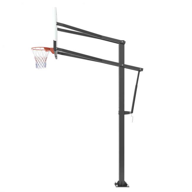 Баскетбольная стойка стационарная UNIX Line B-Stand-TG PRO 72"x42" R45 H230-305 см Баскетбольная стойка стационарная UNIX Line B-Stand-TG PRO 72"x42" R45 H230-305 см